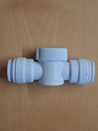 Robinet d’arrêt 15 mm – système à emboîtement pour conduites d’eau