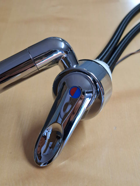 Rubinetto, design Florenz Finger, con deviatore cromo
