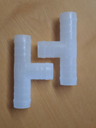 Raccordo a T per tubo flessibile, 25 mm, 2 pezzi