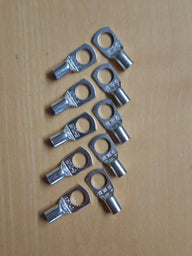 Rohrkabelschuhe 10 mm² / M8 – verzinnt, 10er-Pack