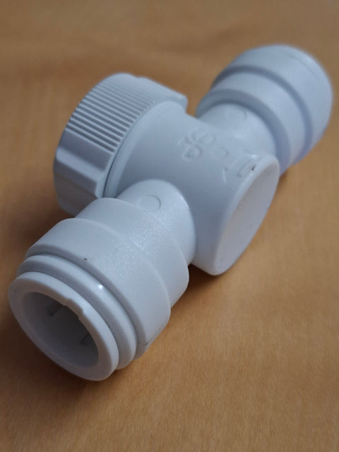 Robinet d’arrêt 15 mm – système à emboîtement pour conduites d’eau