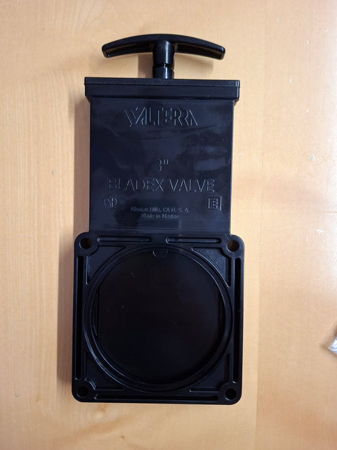 Valvola a saracinesca Valterra da 3" per serbatoi di acque reflue e WC