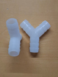 Raccord en Y 19 mm – Blanc – 2 pièces