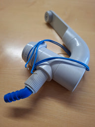 Robinet Compact automatique – Gris clair, avec microrupteur et bec orientable
