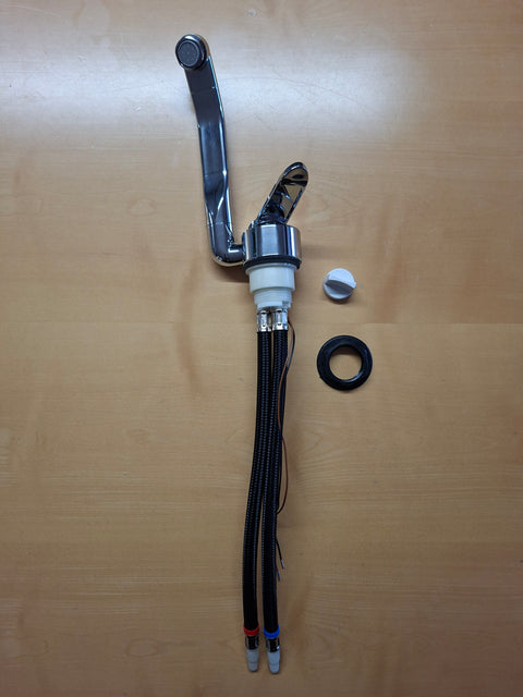 Rubinetto, design Florenz Finger, con deviatore cromo