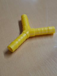 Y-Schlauchverbinder 10 mm WeissGelb – 2 Stück für Trinkwasserleitungen