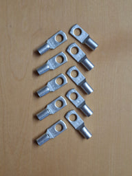 Rohrkabelschuhe 10 mm² / M6 – Kupfer verzinnt, 10 Stück