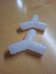 Raccord en Y 19 mm – Blanc – 2 pièces