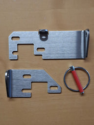 Hecktürverriegelung für Ducato, Jumper und Boxer ab 2006 – H1/H2, Edelstahl-Set