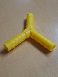 Y-Schlauchverbinder 10 mm WeissGelb – 2 Stück für Trinkwasserleitungen