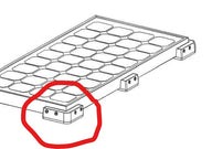 Kit de montage pour panneaux solaires – pour cadres en aluminium de 18 à 40 mm, 4 pièces, noir