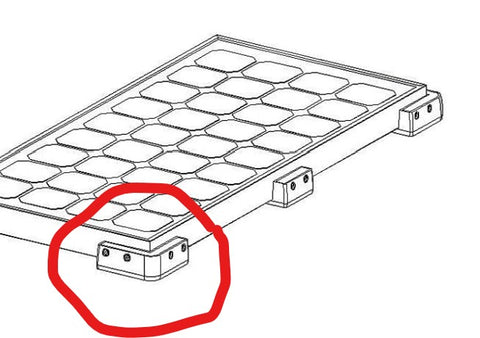 Staffa / angolare / pannello solare: Kit di montaggio per pannelli solari con spessore del telaio in alluminio da 18 a 40 mm, nero (pacchetto di montaggio staffa per balcone, staffa per balcone pannello solare, guida di montaggio)