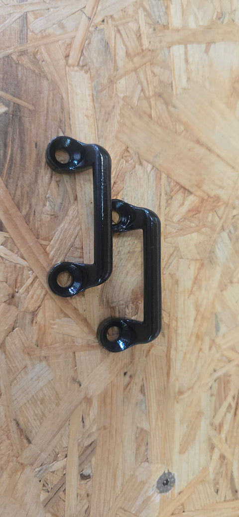 Girevoli per imbracatura, rampe per laghi - robuste staffe di fissaggio in metallo, 53 mm, set da 2
