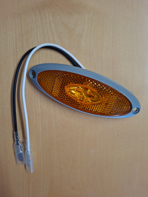 Feu latéral LED en saillie gris 12V