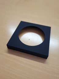 Berker INTEGRO Pure cornice monoforo nero opaco
