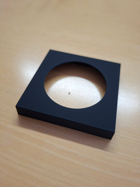 Berker INTEGRO Pure cornice monoforo nero opaco
