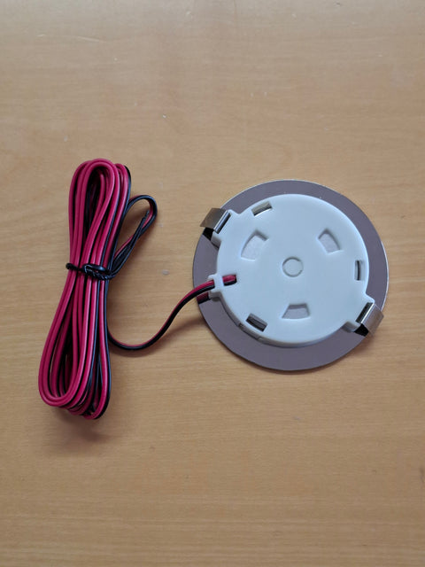 Carbest Edelstahl LED-Einbauspot – 12 V, 24 LEDs, 180 lm, Warmweiss