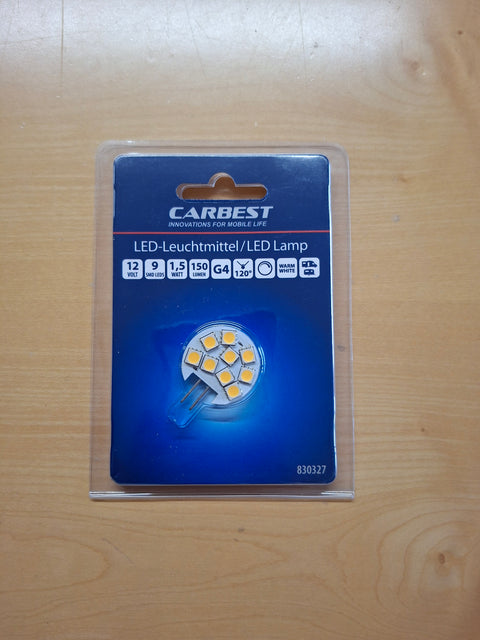 Ampoule LED G4 Carbest, 1,5 W, 150 lumens