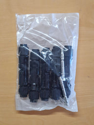 Kit de connecteurs solaires MC4 – 5 paires, pour câble solaire 2,5–6 mm², IP67, 1000 V, 30 A