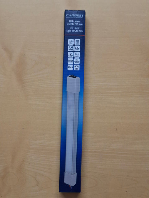 Luce lineare a LED Carbest da 266 mm