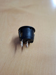 Interrupteur marche/arrêt 12 V rond Ø 20 mm – Noir