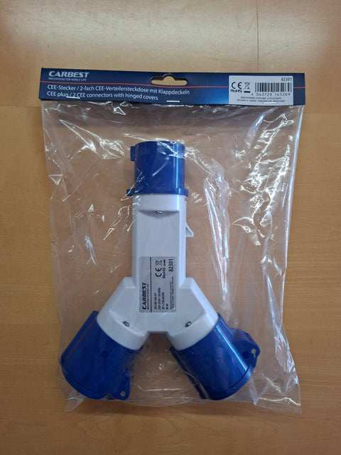 Spina CEE Carbest / distributore a 2 vie