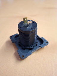 Prise de charge double USB A – 5 V, 1 A + 5 V, 2,1 A, gris ardoise