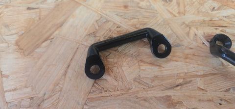 Girevoli per imbracatura, rampe per laghi - robuste staffe di fissaggio in metallo, 53 mm, set da 2
