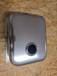 Évier carré en inox 320 × 260 mm – évier de camping compact de 150 mm de profondeur