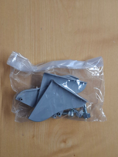 Kit de déflecteurs de montage en aluminium pour panneau solaire - Largeur jusqu'à 550 mm - Blanc