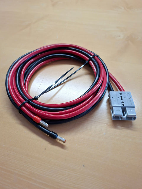 Carbest Anschlusskabel 3 m mit 50 A Hochstrom-Batteriesteckverbinder – 10 mm²