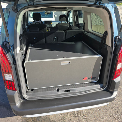 REIMO Campingbox M per VW Caddy dal 2003 e altri mini camper e minivan