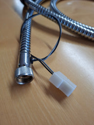 Mitigeur de douche Carletta Duschomat – Gris, avec inverseur automatique et flexible de 1,5 m