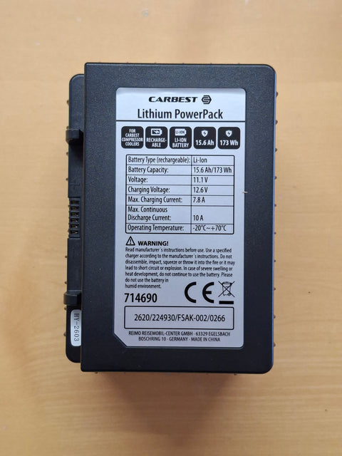 Carbest Akku 15,6 Ah für Kompressor-Kühlbox