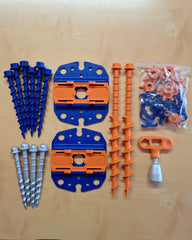 Kit complet Peggy Peg Fix&Go Peg&Stop – Fixation pour auvents et tentes sur sols variés