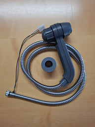 Mitigeur de douche Carletta Duschomat – Gris, avec inverseur automatique et flexible de 1,5 m