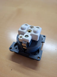 Presa da incasso 230, 250 V – Attacco tedesco, Grigio scuro