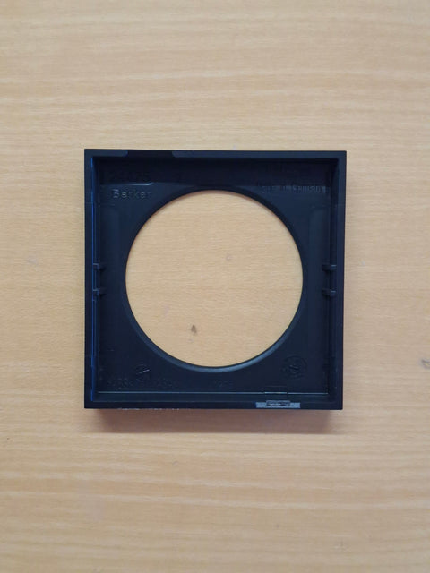 Berker INTEGRO Pure cornice monoforo nero opaco