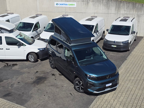 Schlafdach / Aufstelldach / Hubdach für Berlingo/ Partner/ Rifter/ Proace City/ Combo / Doblo inklusive Montage inkl. Dachbett