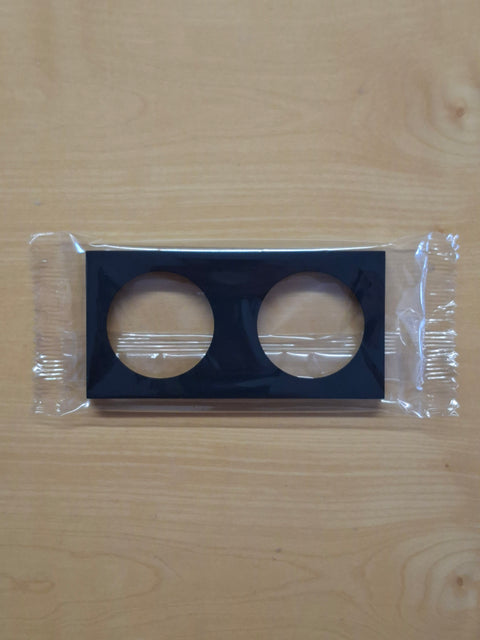 Berker INTEGRO Pure cornice a 2 vie nero opaco