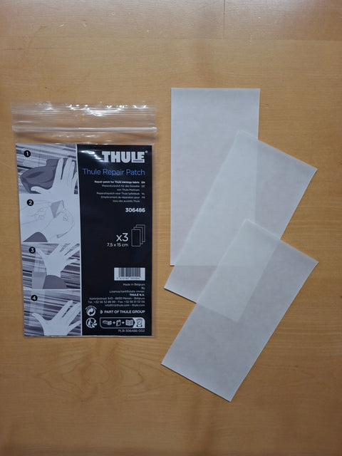 Thule Repair Patch – Reparaturset für Omnistor Markisentuch, 3 Stück