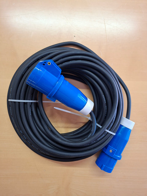 CEE-Verlängerungskabel 20 m – 230 V, 3 × 1,5 mm² mit CEE-Stecker und CEE-Kupplung