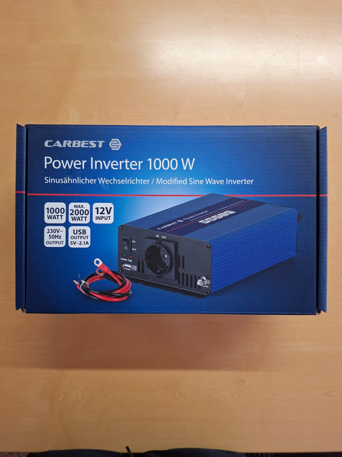 Inverter a onda sinusoidale Carbest - da 200 a 1000 Watt