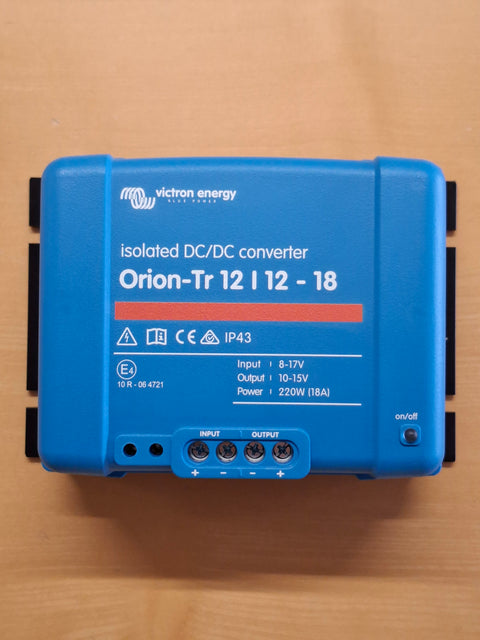 Victron Energy Orion-Tr Smart 12, 12-18A – isolierter DC-DC Ladebooster, 220 W