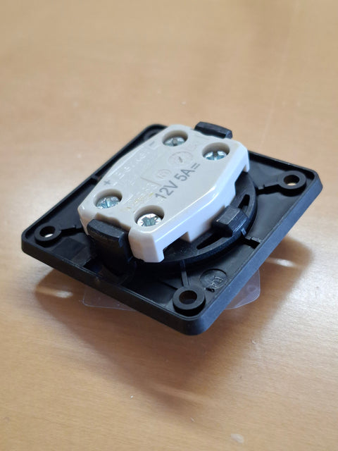 Interrupteur à bascule Berker 12V, anthracite, avec affichage de contrôle LED rouge