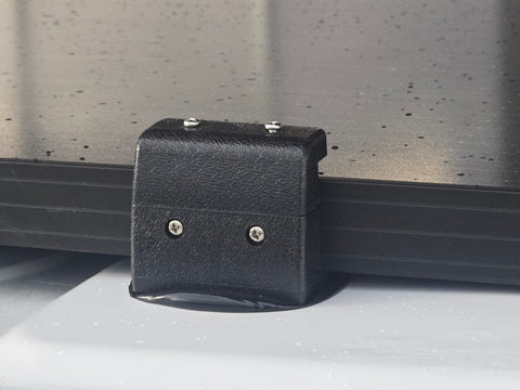 Halterung / Seitenhalter / Solarpanel: Montage-Set für Solarpanels mit 18-40 mm Alu-Rahmenstärke, schwarz (Montagepaket Balkonhalterung, Balkonhalterung Solarpanel, Befestigungsschiene)