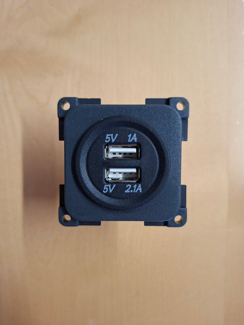 Prise de charge double USB 5V/1A + 5V/2.1A