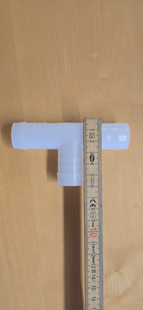 Raccordo a T per tubo flessibile da 25 mm 1 pz