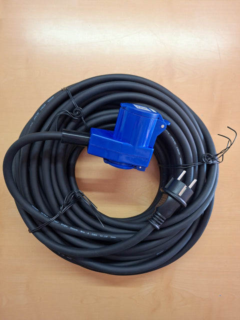 Cavo adattatore Carbest Schuko/angolo 25 m
