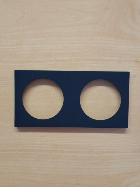 Berker INTEGRO Pure cornice a 2 vie nero opaco